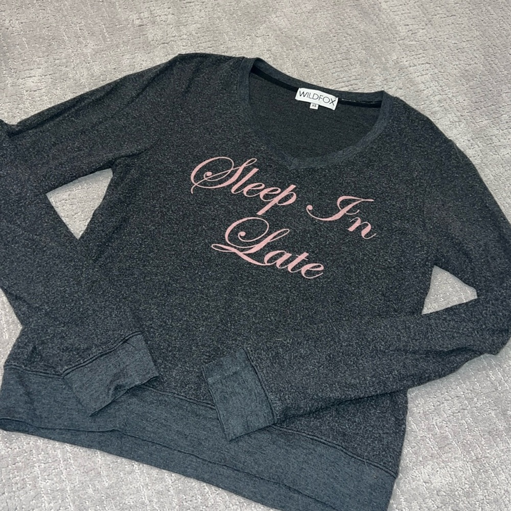 Wildfox Sleep in Late Baggy Beach Jumper